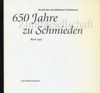 Schmezer, 650 Jahre Zunftgesellschaft zu Schmieden. (Umschlag)