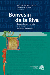 Wilhelm, Bonvesin de la Riva. (Umschlag)