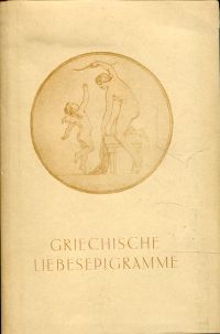 Preisendanz, Griechische Liebesepigramme. (Umschlag)