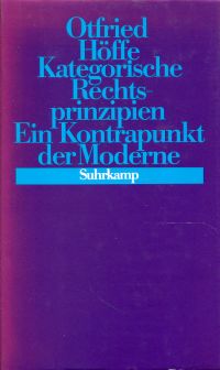 Höffe, Kategorische Rechtsprinzipien. (Umschlag)