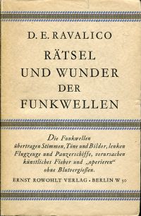 Ravalico, Rätsel und Wunder der Funkwellen. (Umschlag)