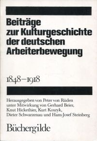 Rüden, Beiträge zur Kulturgeschichte der deutschen Arbeiterbewegung. (Umschlag)