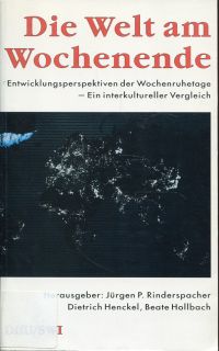 Rinderspacher, Die  Welt am Wochenende. (Umschlag)