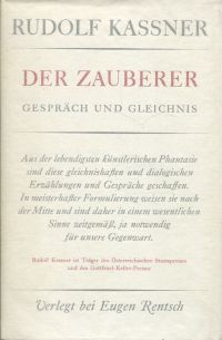 Kassner, Der Zauberer. (Umschlag)