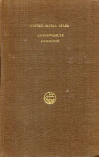 Rilke, Ausgewählte Gedichte. (Umschlag)