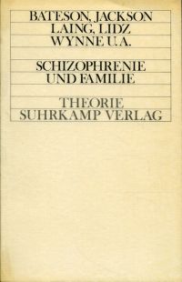 Bateson, Schizophrenie und Familie. (Umschlag)