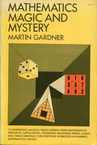 Gardner, Mathematics, magic and mystery. (Umschlag)
