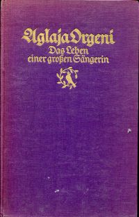 Brand, Aglaja Orgeni. (Umschlag)