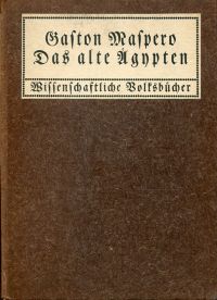 Maspero, Das Alte Ägypten. (Umschlag)