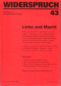 Linke und Macht. (Umschlag)