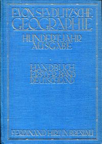 Seydlitz, E. von Seydlitz'sche Geographie. (Umschlag)