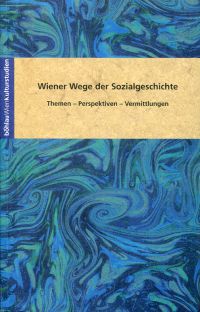 Eder, Wiener Wege der Sozialgeschichte. (Umschlag)