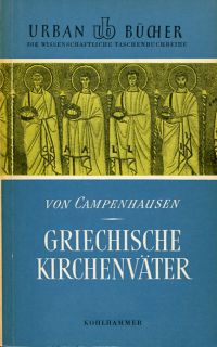 Campenhausen, Griechische Kirchenväter. (Umschlag)