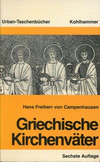 Campenhausen, Griechische Kirchenväter. (Umschlag)
