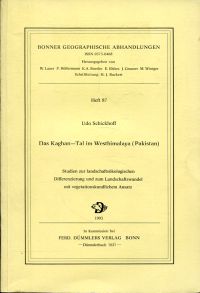 Schickhoff, Das  Kaghan - Tal im Westhimalaya (Pakistan). (Umschlag)