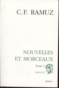 Ramuz, Nouvelles et morceaux. (Umschlag)