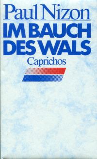 Nizon, Im Bauch des Wals. (Umschlag)