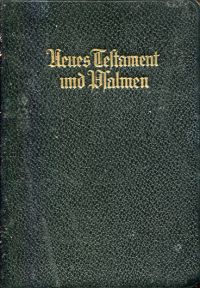 Das Neue Testament unsers Herrn und Heilandes Jesu Christi nach der deutschen Üb (Umschlag)