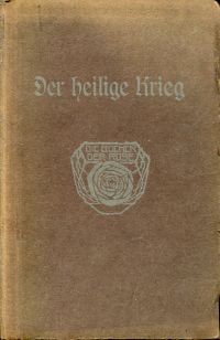 Hebbel, Der heilige Krieg. (Umschlag)