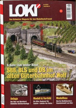 LOKI. Das Schweizer Magazin für Eisenbahn- und Modellbahnfreunde, 9 (2011) (Umschlag)