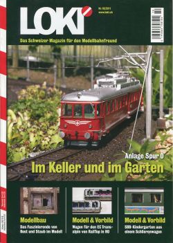 LOKI. Das Schweizer Magazin für Eisenbahn- und Modellbahnfreunde, 10 (2011) (Umschlag)