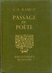 Ramuz, Passage du poète. (Umschlag)