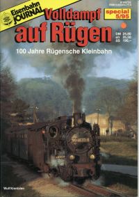 Krentzien, Volldampf auf Rügen. (Umschlag)