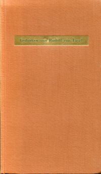 Tavel, Gedanken von Rudolf von Tavel. (Umschlag)