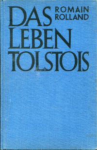 Rolland, Das Leben Tolstois. (Umschlag)