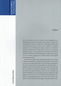 Valance, Kühe. (Umschlag)