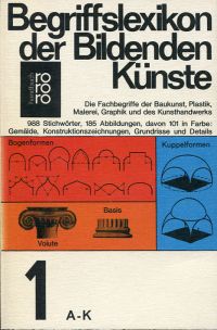 Bilzer, Begriffslexikon der bildenden Künste. (Umschlag)