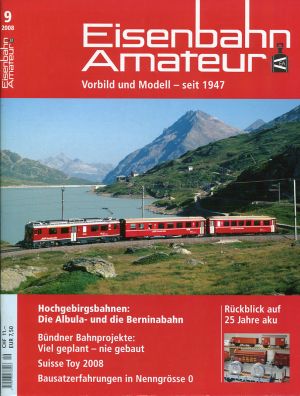 Eisenbahn-Amateur, Nr. 9/2008. (Umschlag)