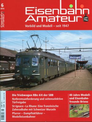 Eisenbahn-Amateur, Nr. 6/2015. (Umschlag)