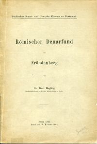 Regling, Römischer Denarfund von Fröndenberg. (Umschlag)
