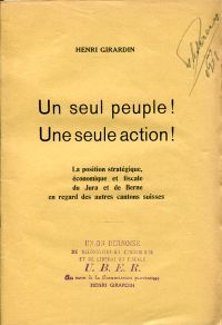 Girardin, Un seul peuple! Une seule action! (Umschlag)