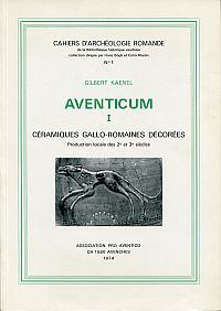 Kaenel, Céramiques gallo-romaines décorées. (Umschlag)
