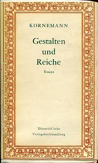 Kornemann, Gestalten und Reiche. (Umschlag)