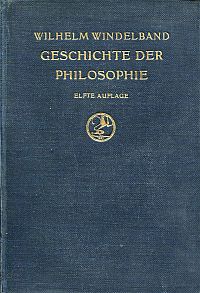 Windelband, Lehrbuch der Geschichte der Philosophie. (Umschlag)
