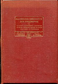 Wundt, Allgemeine Geschichte der Philosophie. (Umschlag)