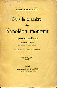 Lowe, Dans la chambre de Napoléon mourant. (Umschlag)