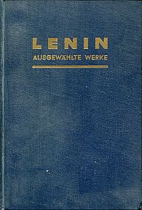 Lenin, Die Jahre der Reaktion und des neuen Aufschwungs 1908 - 1914. (Umschlag)