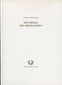 Boehringer, Der Genius des Abendlandes. (Umschlag)