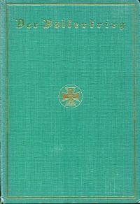 Baer, Der Völkerkrieg. Eine Chronik der Ereignisse seit dem 1. Juli 1914, Band 5 (Umschlag)