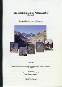 Kubat, Felsinstabilitäten im Albignagebiet Bergell. (Umschlag)