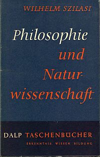 Szilasi, Philosophie und Naturwissenschaft. (Umschlag)