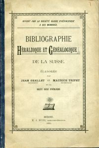Héraldique et généalogie. Heraldik und Genealogie. (Umschlag)