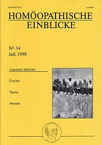 Homöopathische Einblicke, No. 34, Juli 1998 (Umschlag)