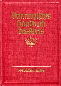 Ehrenkrook, Genealogisches Handbuch der fürstlichen Häuser, Band 5. (Umschlag)