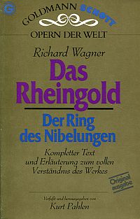 Wagner, Das Rheingold. (Umschlag)