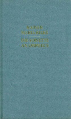 Rilke, Die  Sonette an Orpheus. (Einband)
